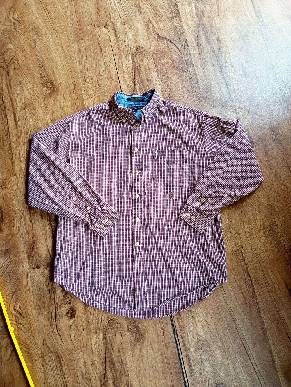 Tommy Hilfiger Gingham Button Down L Y2K vintage